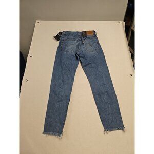 Levi's Jeans Women 25 Blue Wedgie Fit High Rise Button Fly Straight Leg New